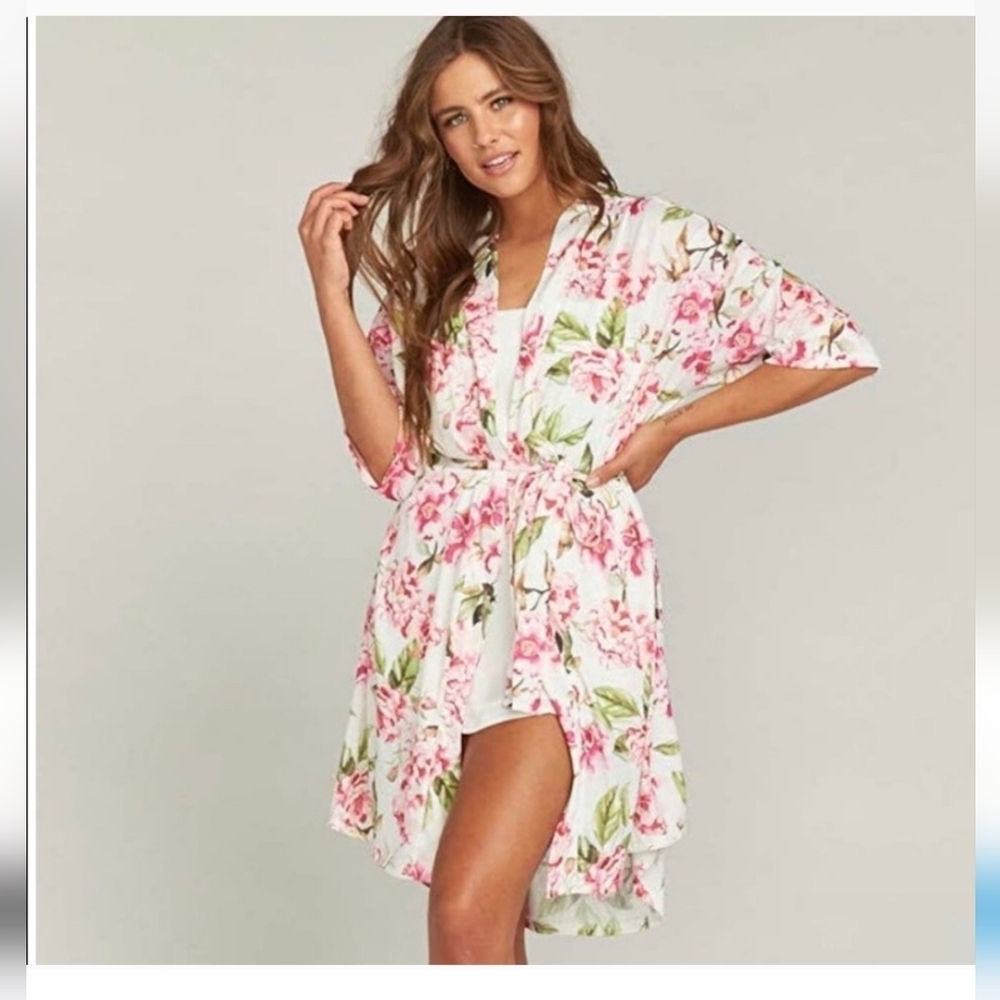 Show Me your Mumu short sleeve bathrobe one size